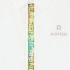 Younger Boys White Logo Shirt, 1, hi-res