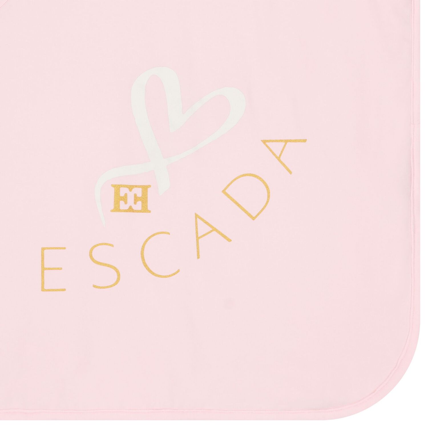 Baby Girls Pink Logo Heart Blanket, 2, hi-res