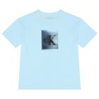 Boys Blue Logo T-Shirt, 3, hi-res
