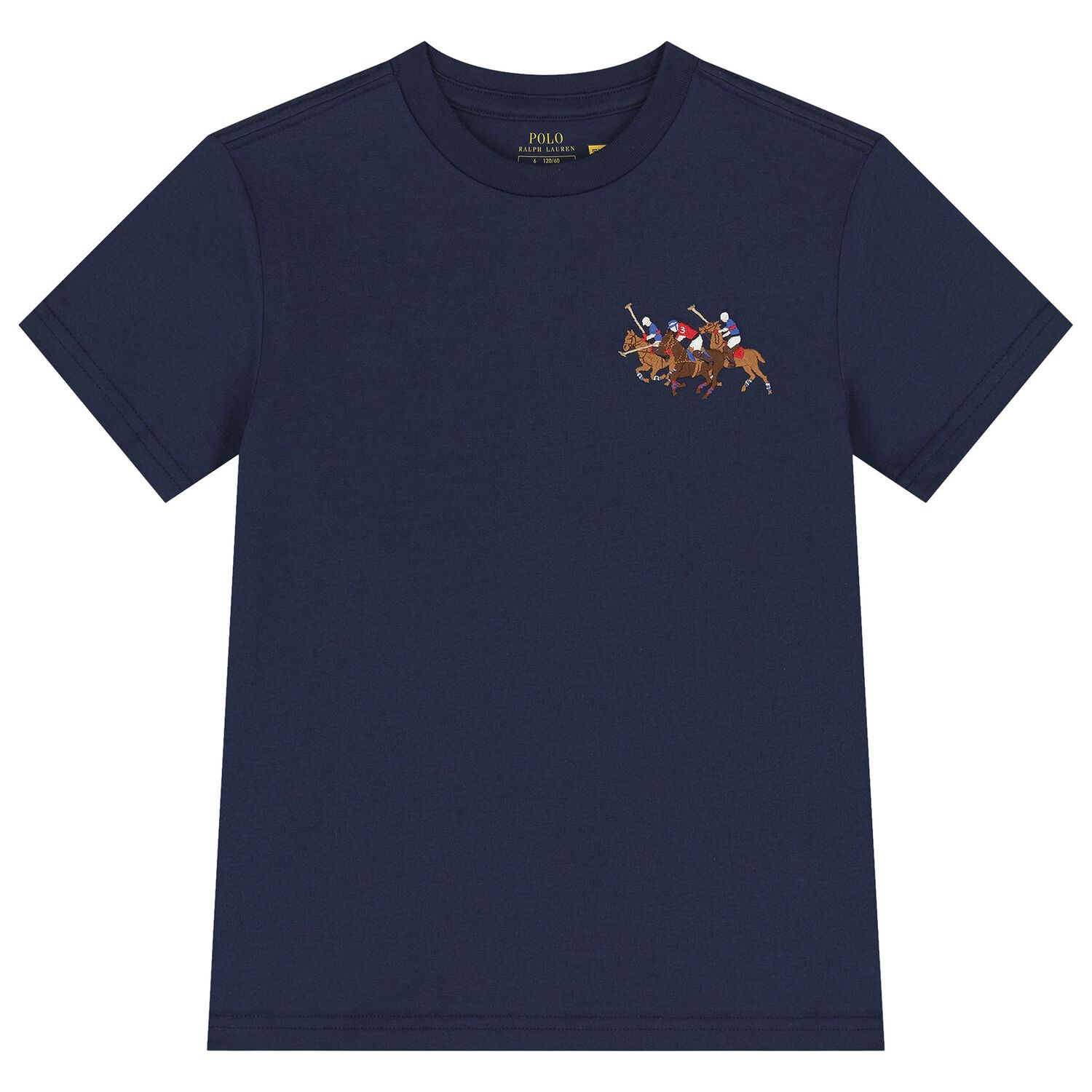 Boys Navy Blue Logo T-Shirt, 1, hi-res