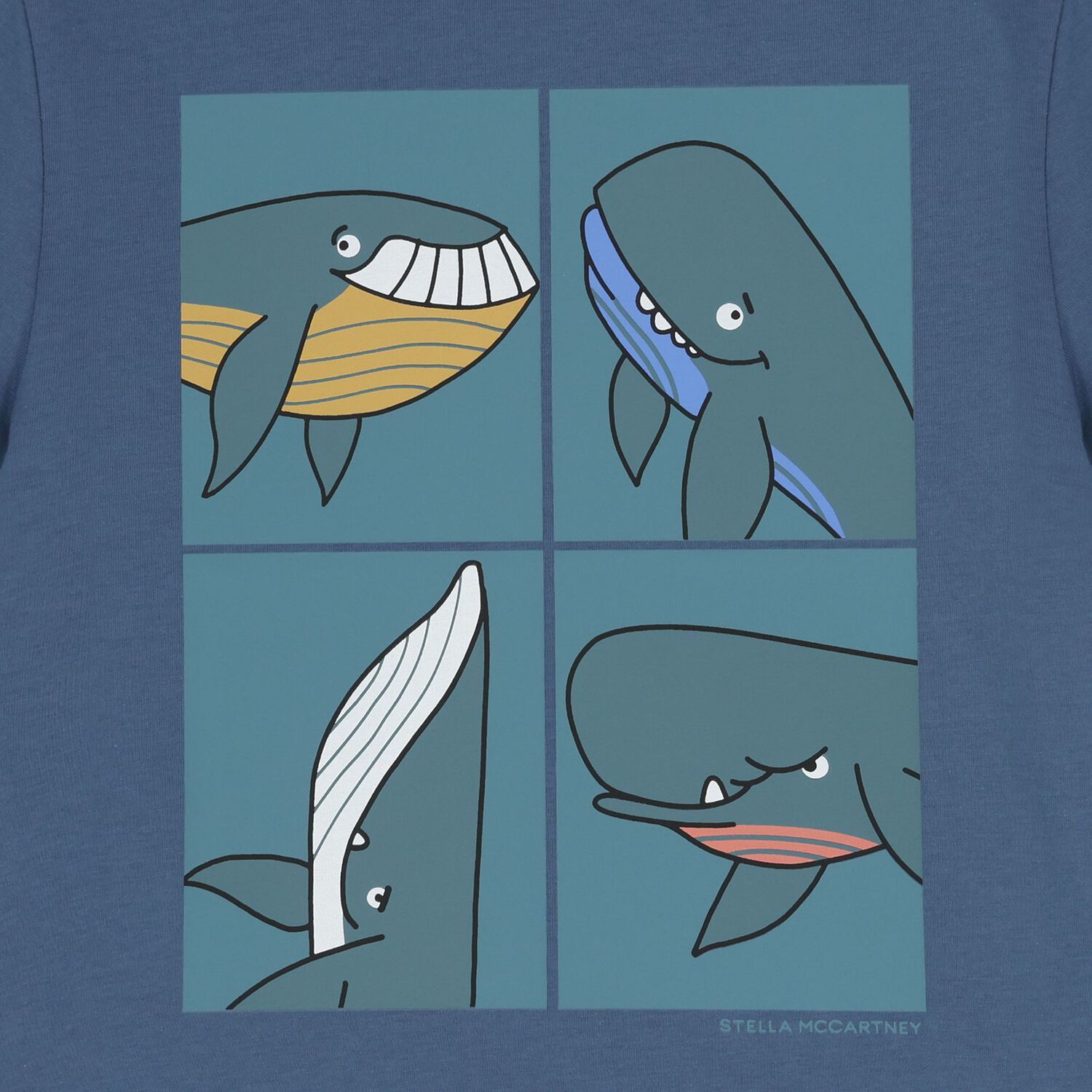 Boys Blue Whale T-Shirt, 1, hi-res