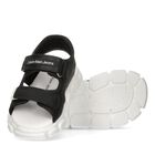 Black & White Logo Sandals, 1, hi-res