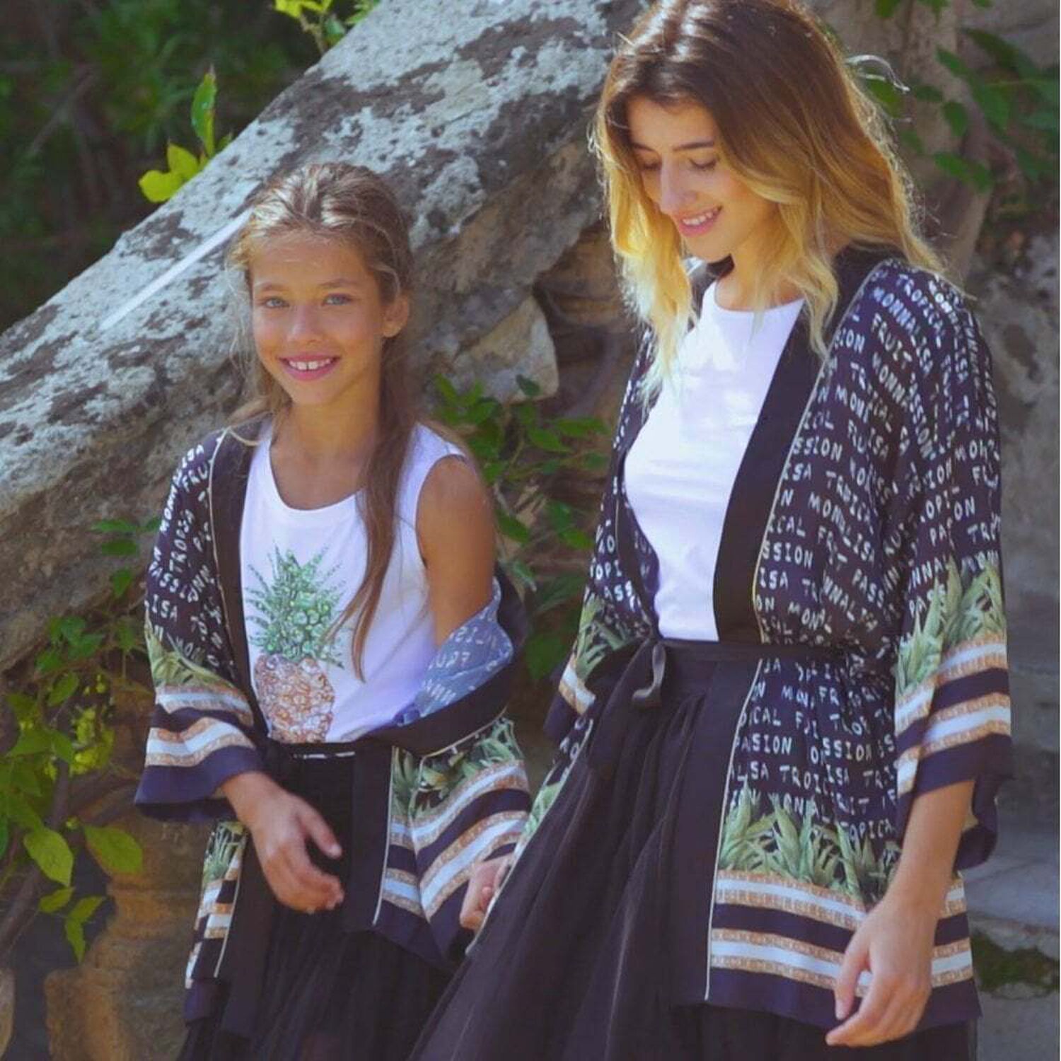 Girls White Pineapple Vest, 1, hi-res image number null