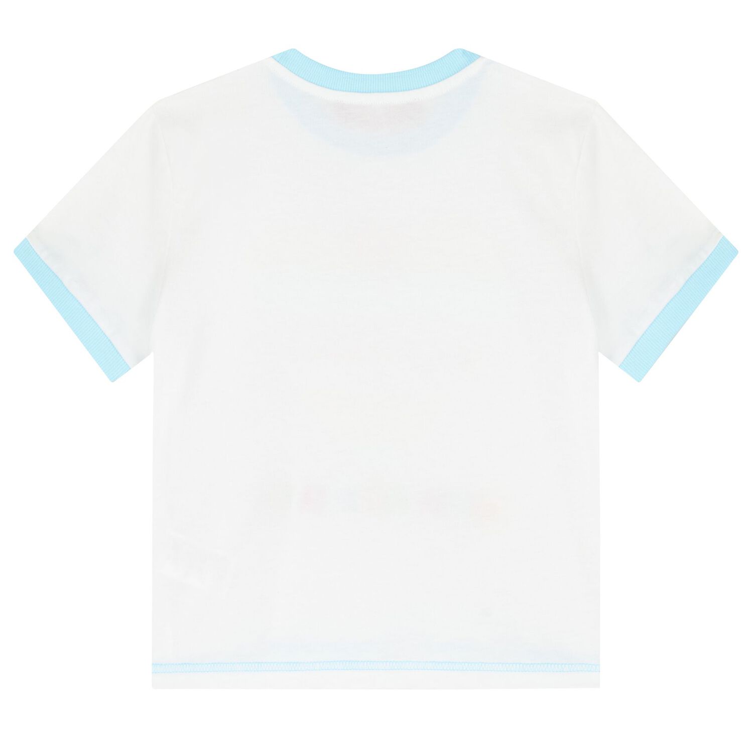 Girls White Heart T-Shirt, 1, hi-res