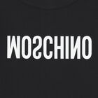 Girls Black Logo Ruffled Dress, 1, hi-res