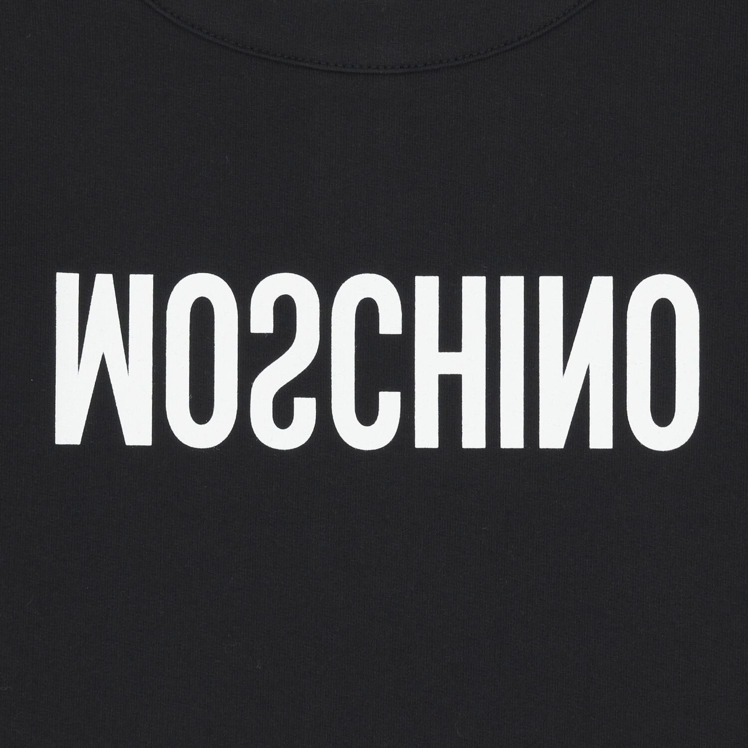 Girls Black Logo Ruffled Dress, 1, hi-res