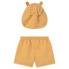 Younger Boys Yellow Swim Shorts Set, 1, hi-res