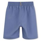 Boys Blue Logo Swim Shorts, 2, hi-res