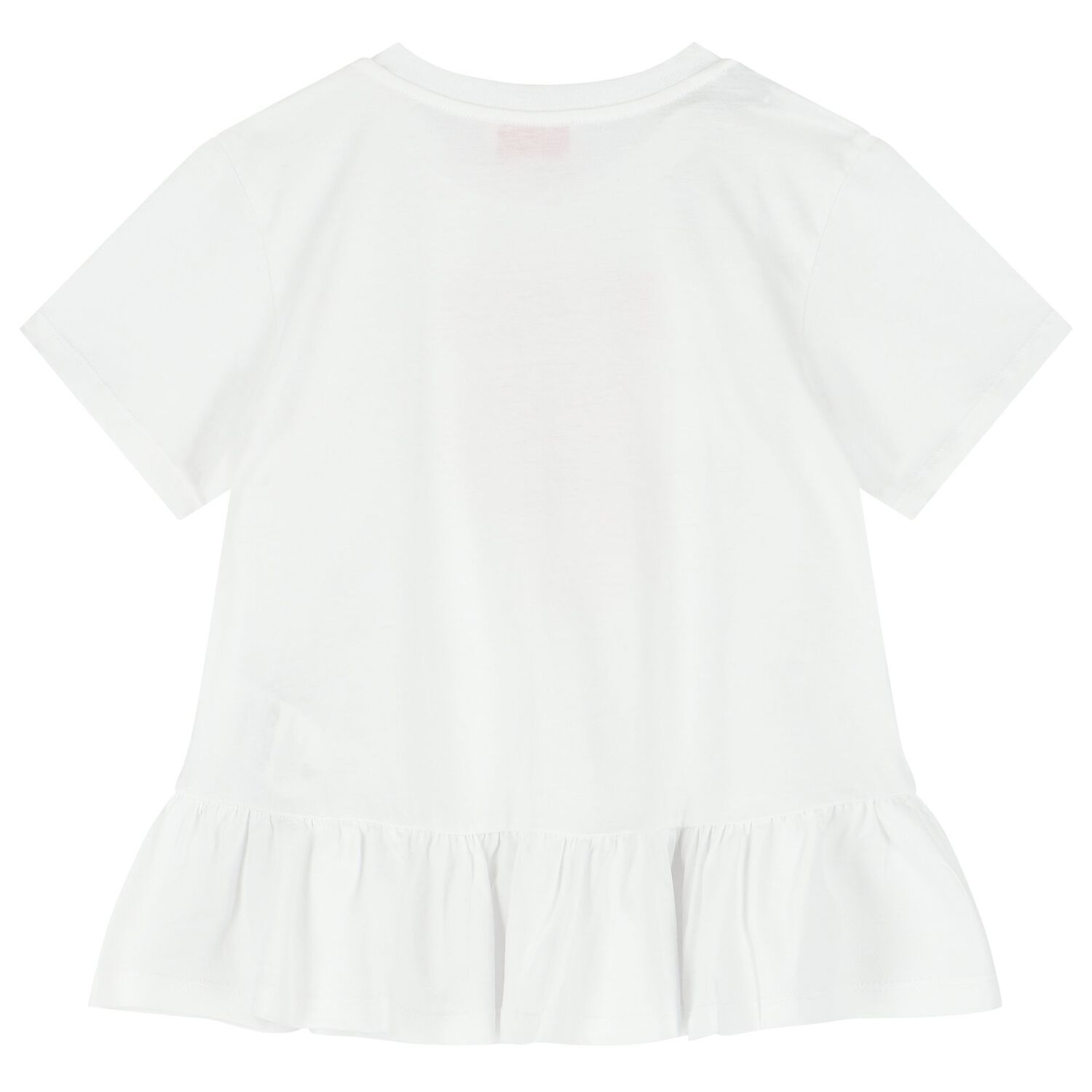 Girls White Logo T-Shirt, 1, hi-res image number null