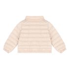 Younger Girls Pink Puffer Jacket, 1, hi-res