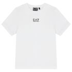 Boys White & Black Logo Shorts Set, 1, hi-res