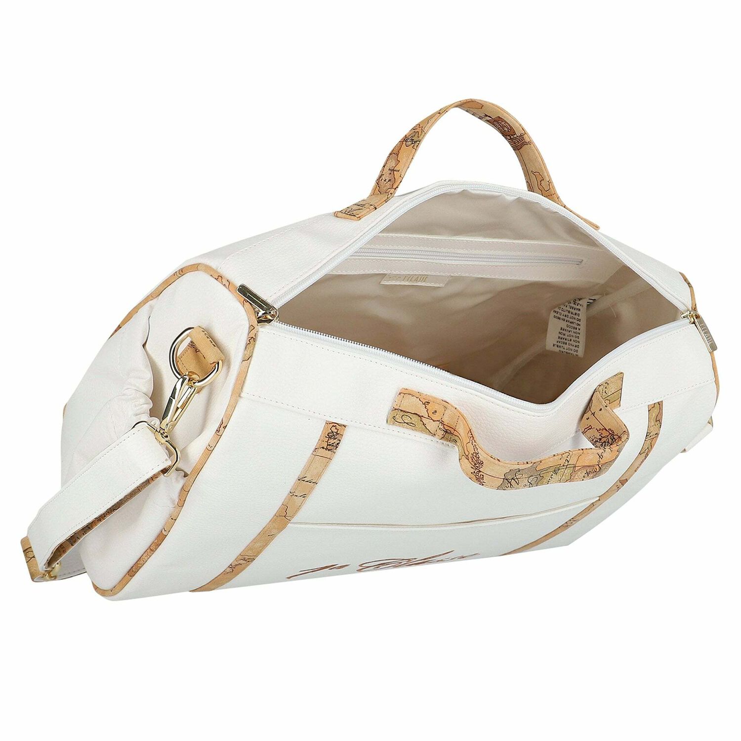 White Logo Baby Changing Bag, 1, hi-res