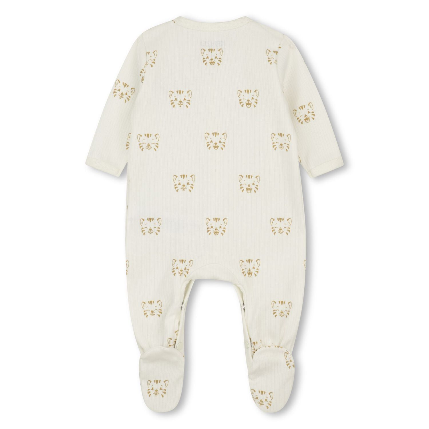 Ivory & Beige Tiger Logo Babygrow Gift Set, 1, hi-res