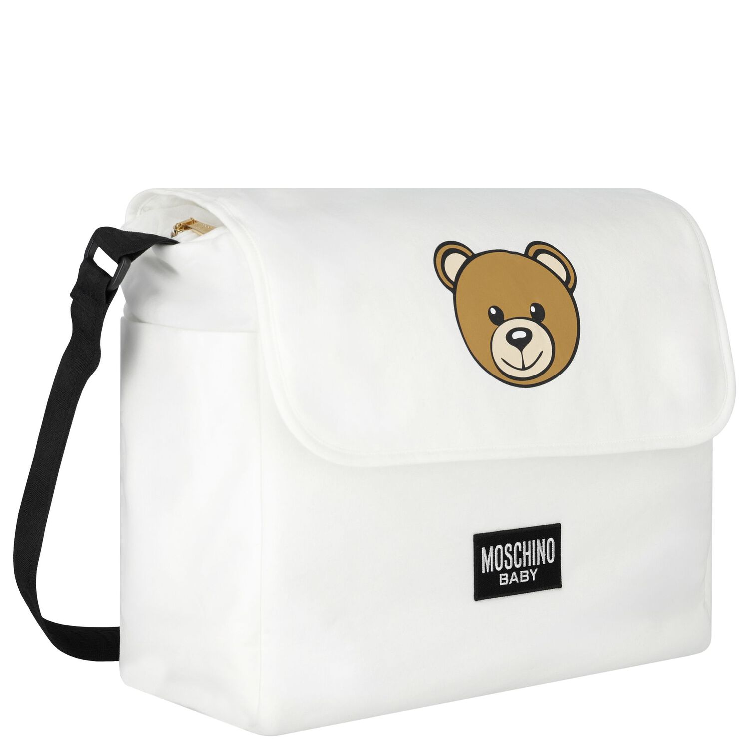 Ivory Teddy Bear Logo Baby Changing Bag, 1, hi-res