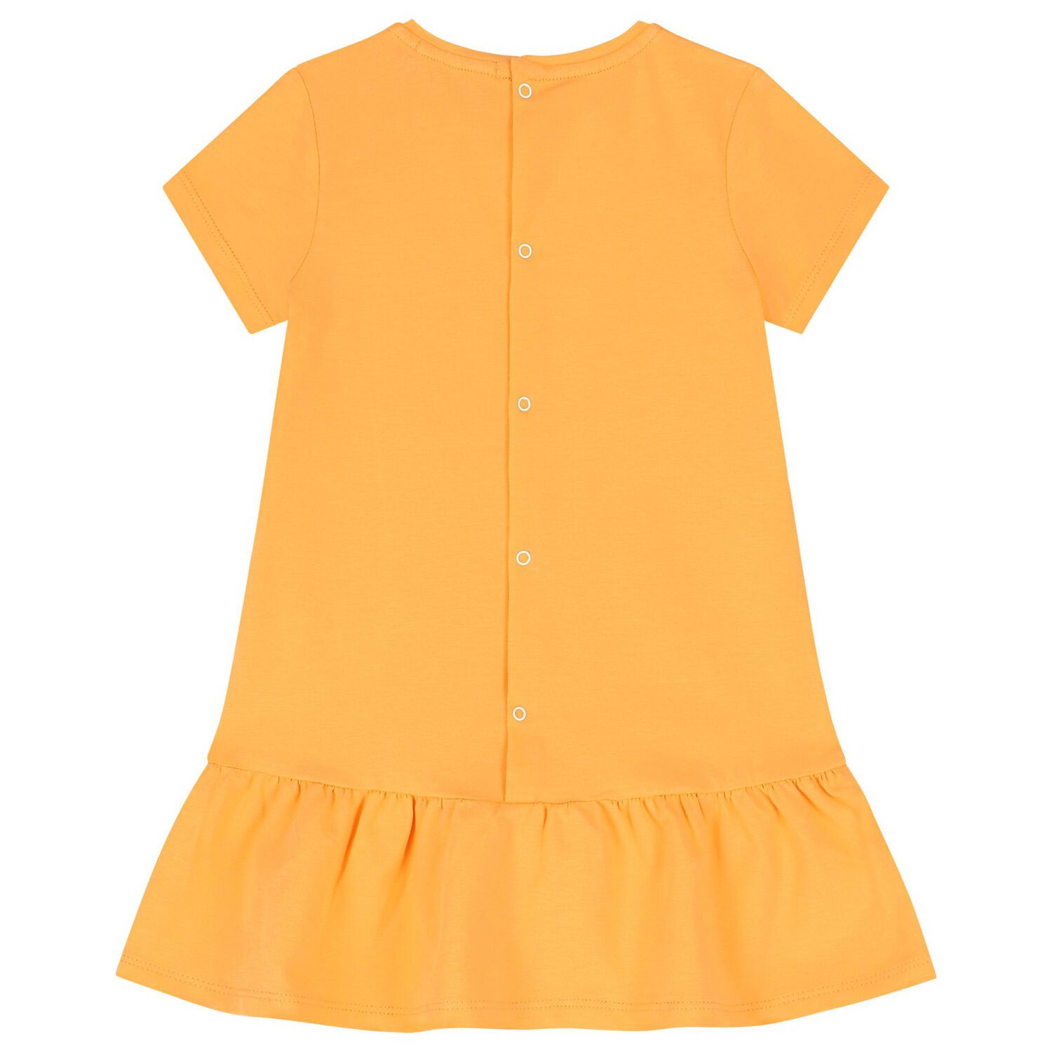 Younger Girls Orange Logo Bag Dress, 1, hi-res