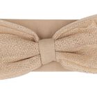 Baby Girls Beige Bow Headband, 2, hi-res