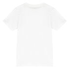 Boys White Logo T-Shirt, 2, hi-res