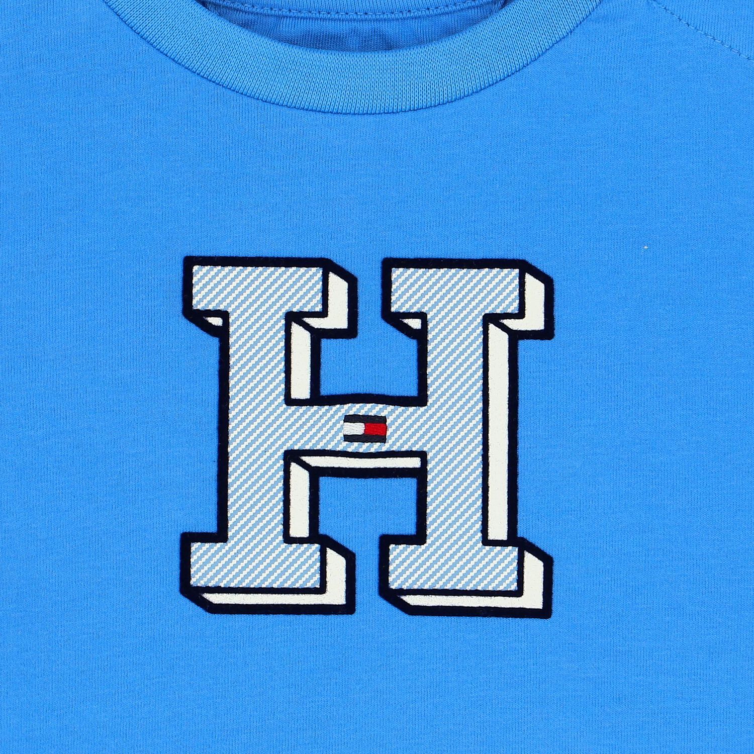 Baby Boys Blue Logo T-Shirt, 1, hi-res