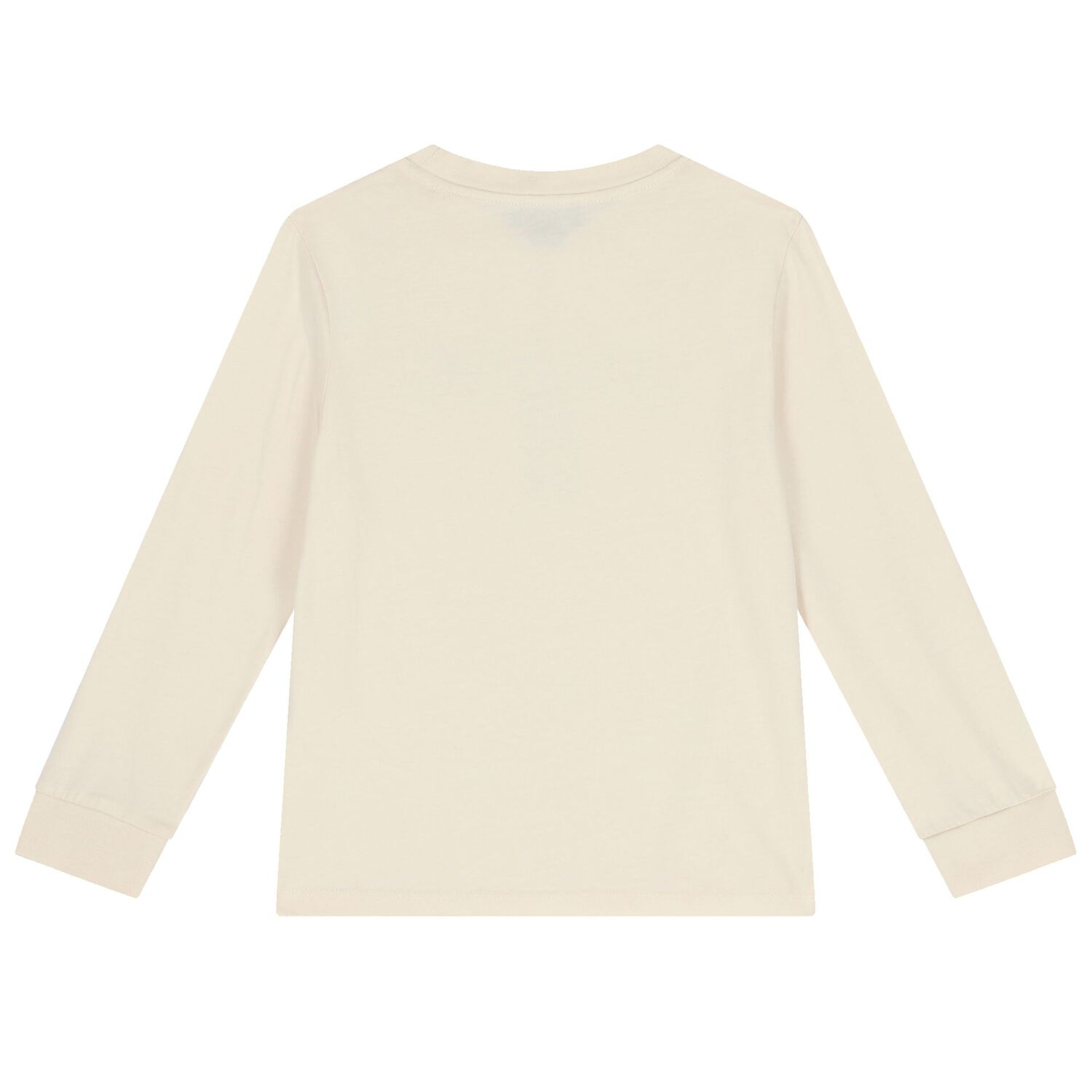 Boys Ivory Logo Long Sleeve Top, 1, hi-res image number null