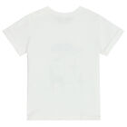 Younger Boys White Animals T-Shirt, 1, hi-res