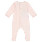 Girls Pink Babygrow & Headband Set, 1, hi-res