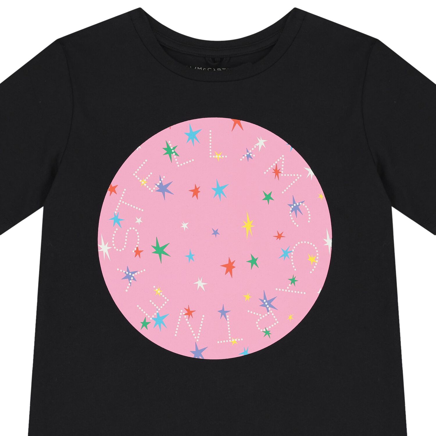 Girls Black Logo T-Shirt, 1, hi-res image number null