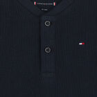 Baby Boys Navy Blue Romper, 1, hi-res