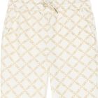 Girls Ivory Logo Joggers, 1, hi-res