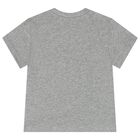Grey Teddy Bear Logo T-Shirt, 6, hi-res