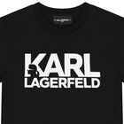 Boys Black Logo T-Shirt, 1, hi-res