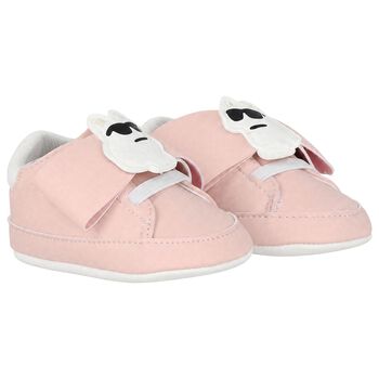 Baby Girls Pink Choupette Pre Walker Shoes