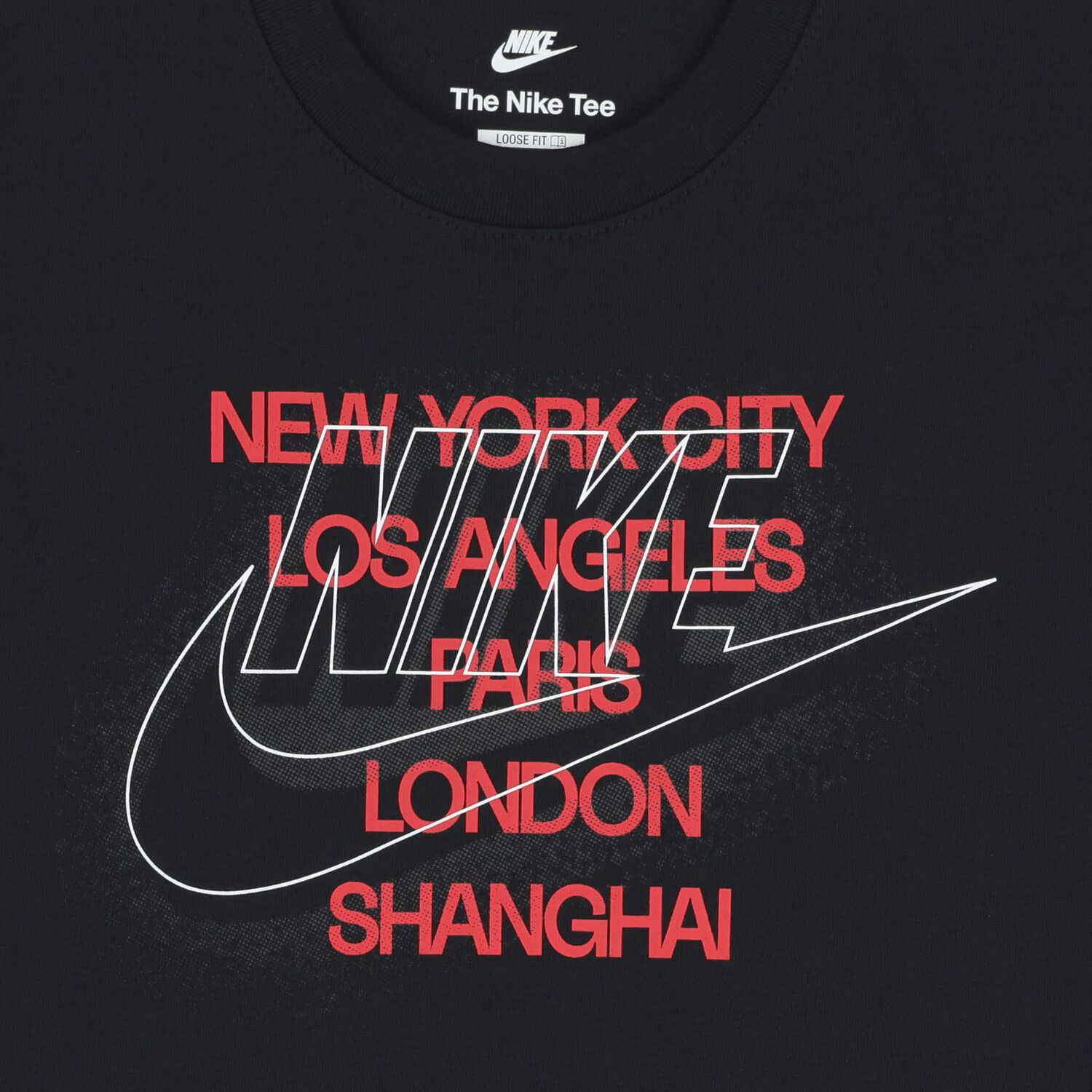 Boys Black Logo T-Shirt, 1, hi-res