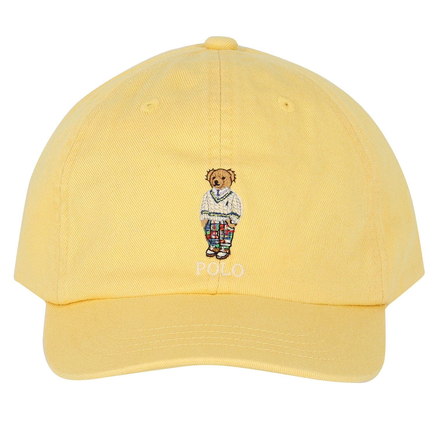 Boys Yellow Polo Bear Cap, 1, hi-res image number null