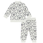Baby Boys Ivory Logo Tracksuit, 1, hi-res