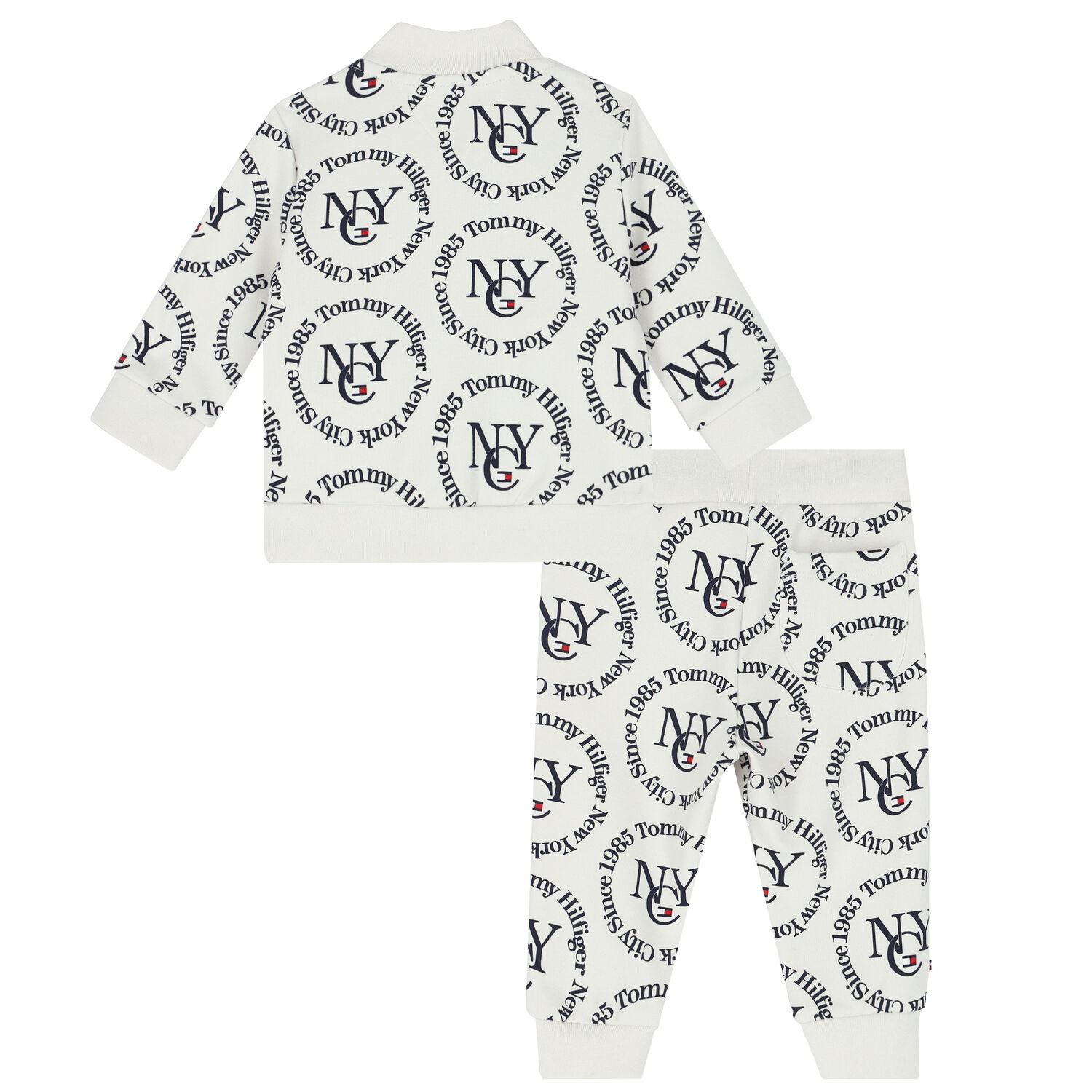 Baby Boys Ivory Logo Tracksuit, 1, hi-res