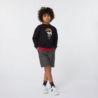 Boys Black Ikonik Sweatshirt, 1, hi-res