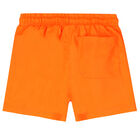 Boys Orange Logo Swim Shorts, 1, hi-res