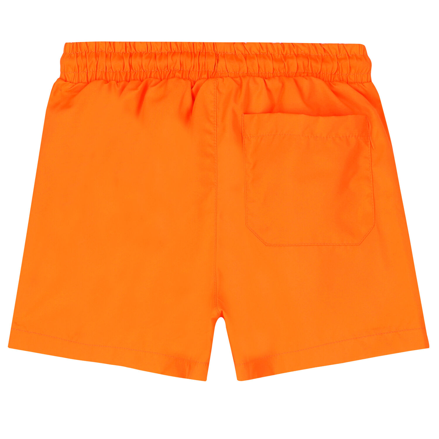 Boys Orange Logo Swim Shorts, 1, hi-res image number null