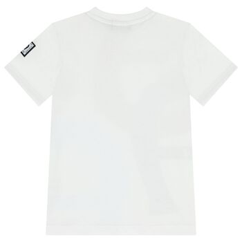 Boys White Logo T-Shirt