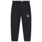 Boys Black Logo Joggers, 3, hi-res