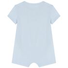 Baby Boys Blue Romper Gift Set, 1, hi-res