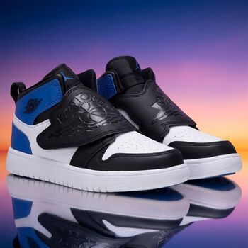 Blue, Black & White Sky Jordan 1 Trainers