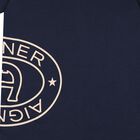 Boys Navy Blue Logo T-Shirt, 2, hi-res