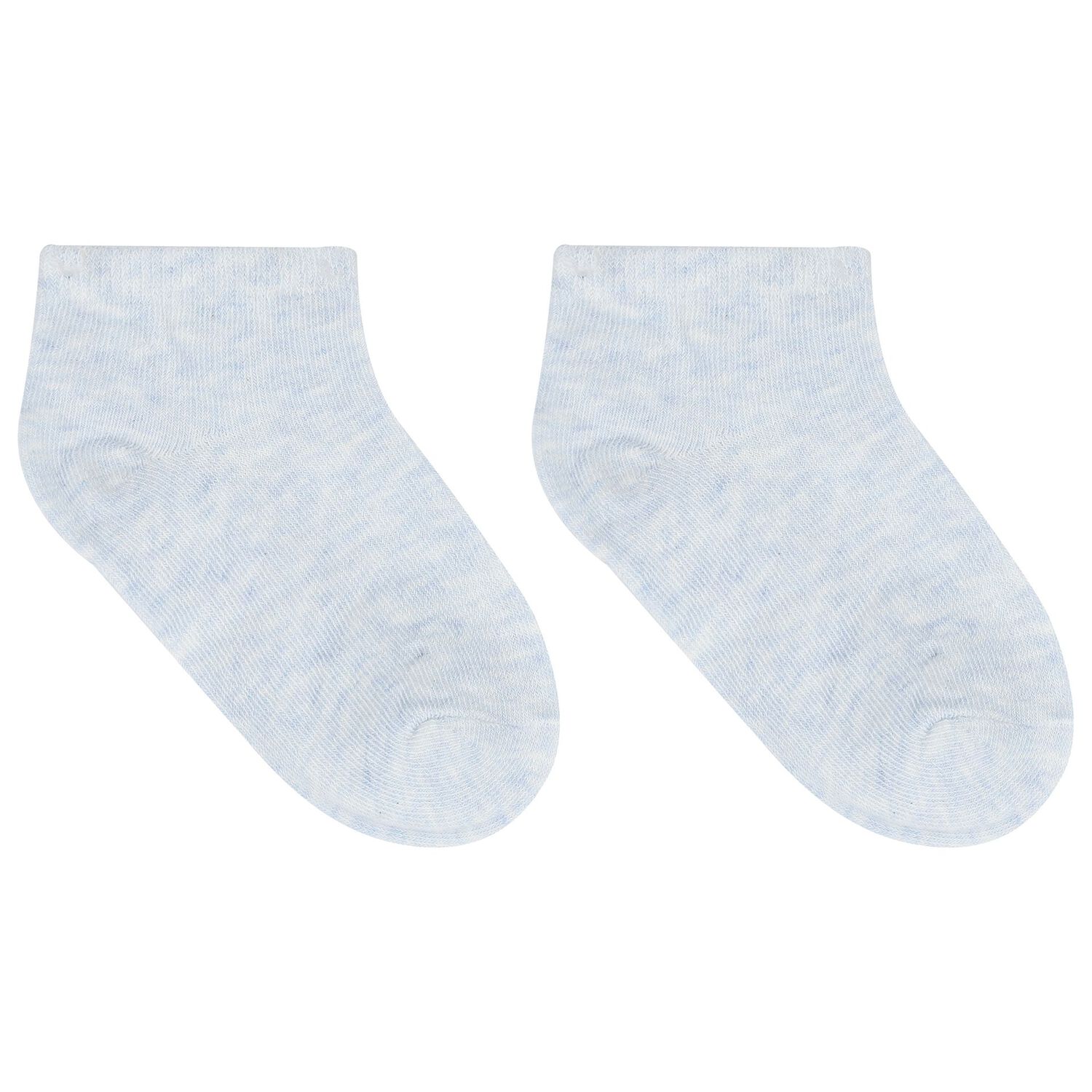 Baby Boys Blue & Ivory Socks (3 Pack), 1, hi-res image number null