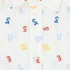 Boys White Logo Shirt, 1, hi-res