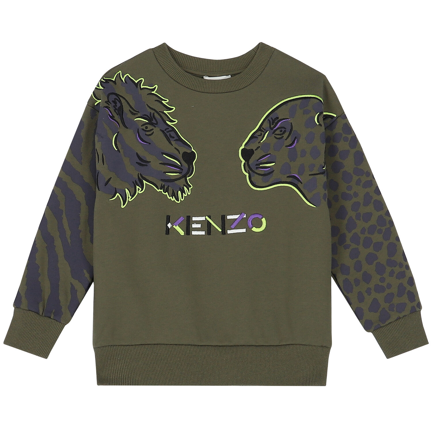 Boys Khaki Logo Sweatshirt, 1, hi-res