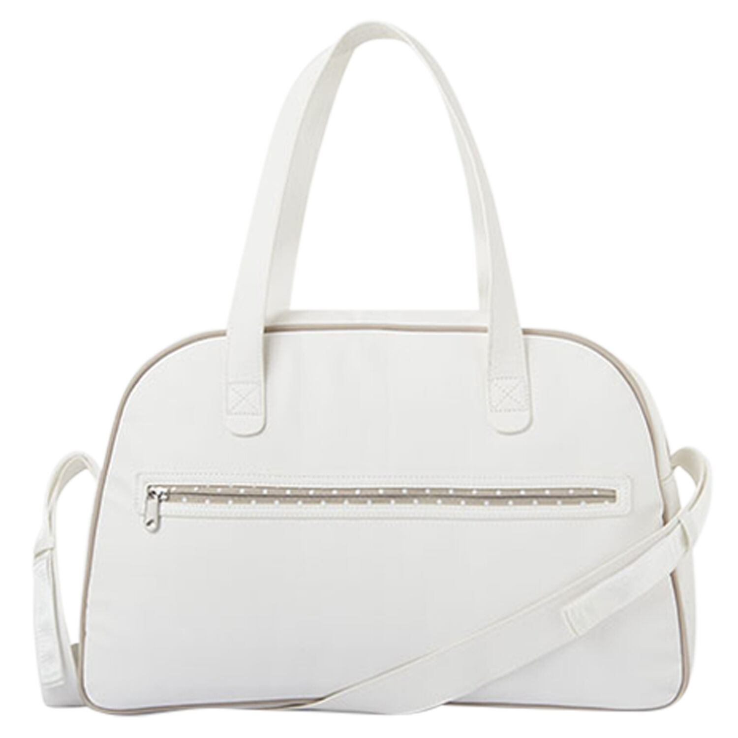 White Logo Baby Changing Bag, 1, hi-res