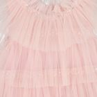 Baby Girls Pink Layered Tulle Dress Set, 1, hi-res