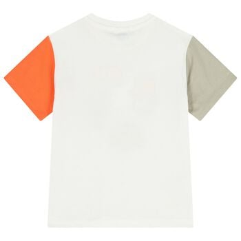 Boys Ivory Pixel T-Shirt 