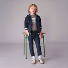 Boys Navy Blue Tracksuit, 1, hi-res